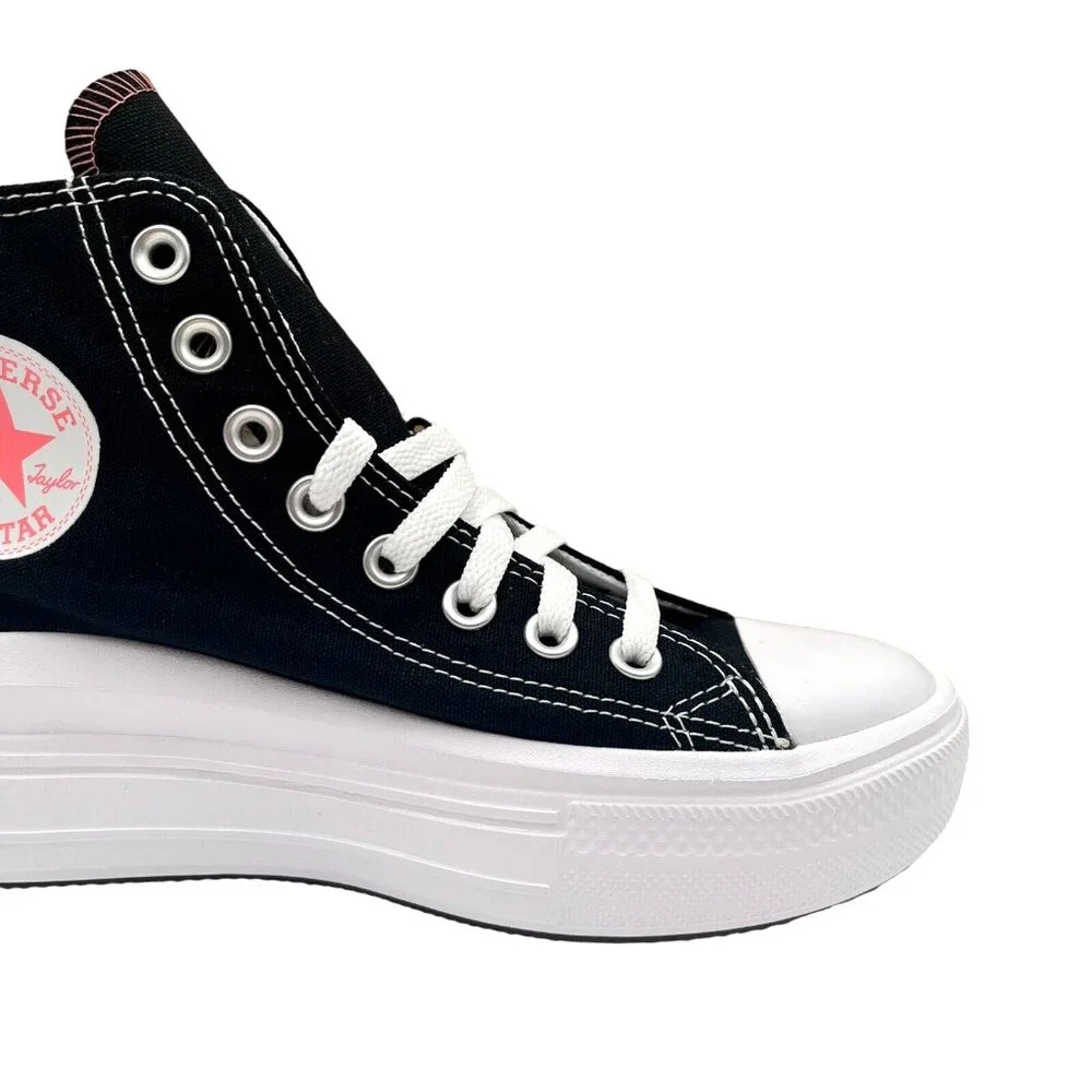 Converse Chuck Taylor All Star Move Youth Girls‎ Platform Sneakers Size 6 Black